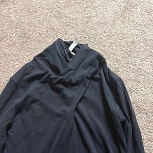 lululemon black long sleeve crossover top